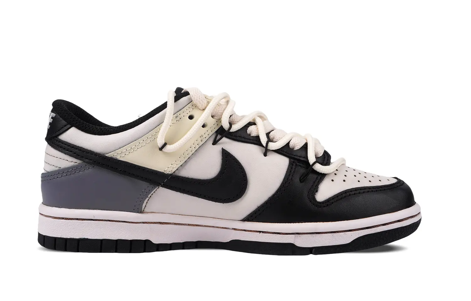 

Кроссовки Nike Dunk Skateboarding Shoes Unisex Low-top Black/white/gray, черный/белый/серый