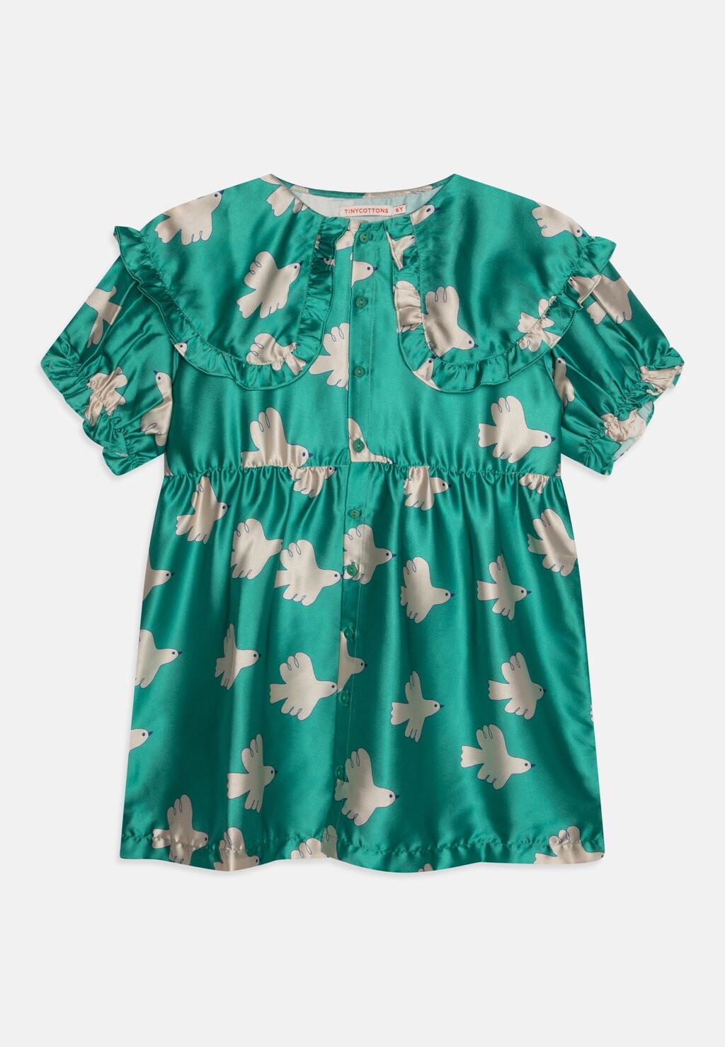 

Платье-блузка DOVES DRESS TINYCOTTONS, цвет emerald