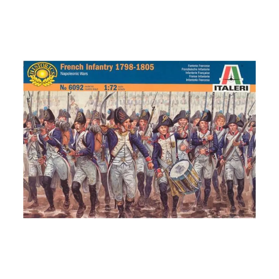 

Французская пехота 1798-1805 гг., Historics - Napoleonic Wars 1815 (1:72) (Italeri)
