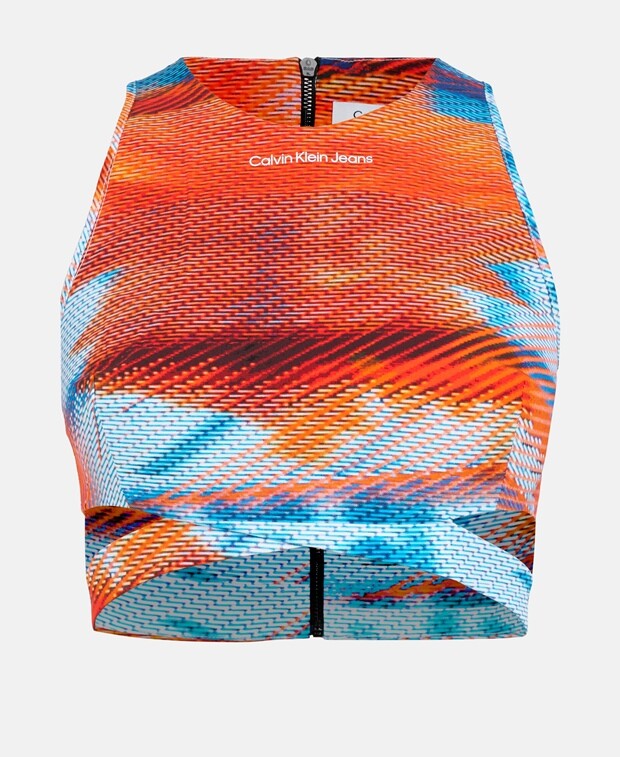 

Топ без рукавов Calvin Klein, экрю