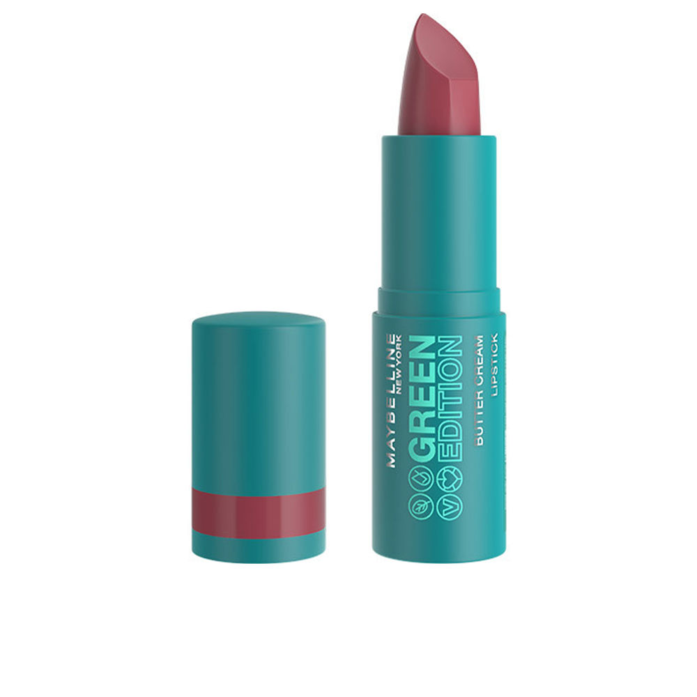 Губная помада Green edition butter cream lipstick Maybelline, 10 г, 010-lagoon