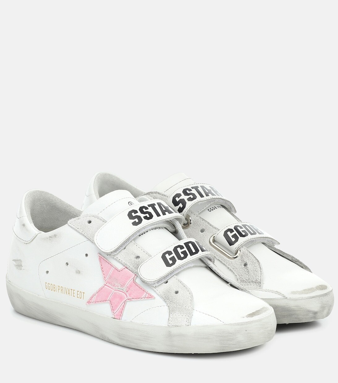 

Кожаные кроссовки Old School Golden Goose, белый