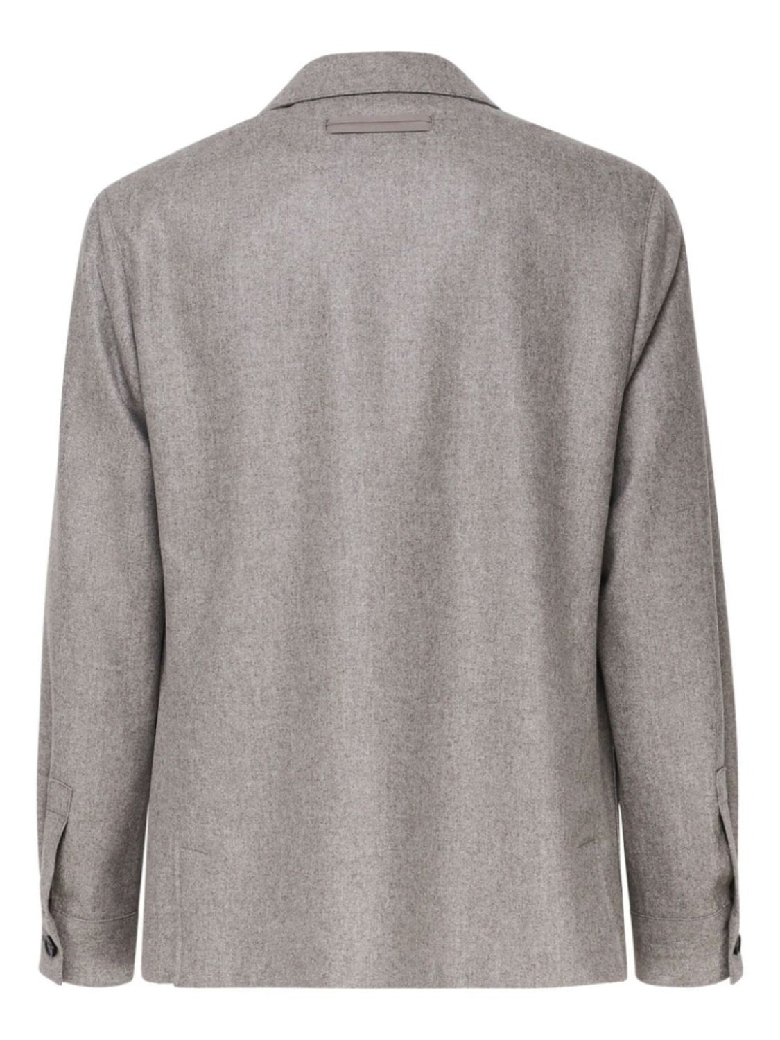 

Zegna шерстяная рубашка куртка, серый