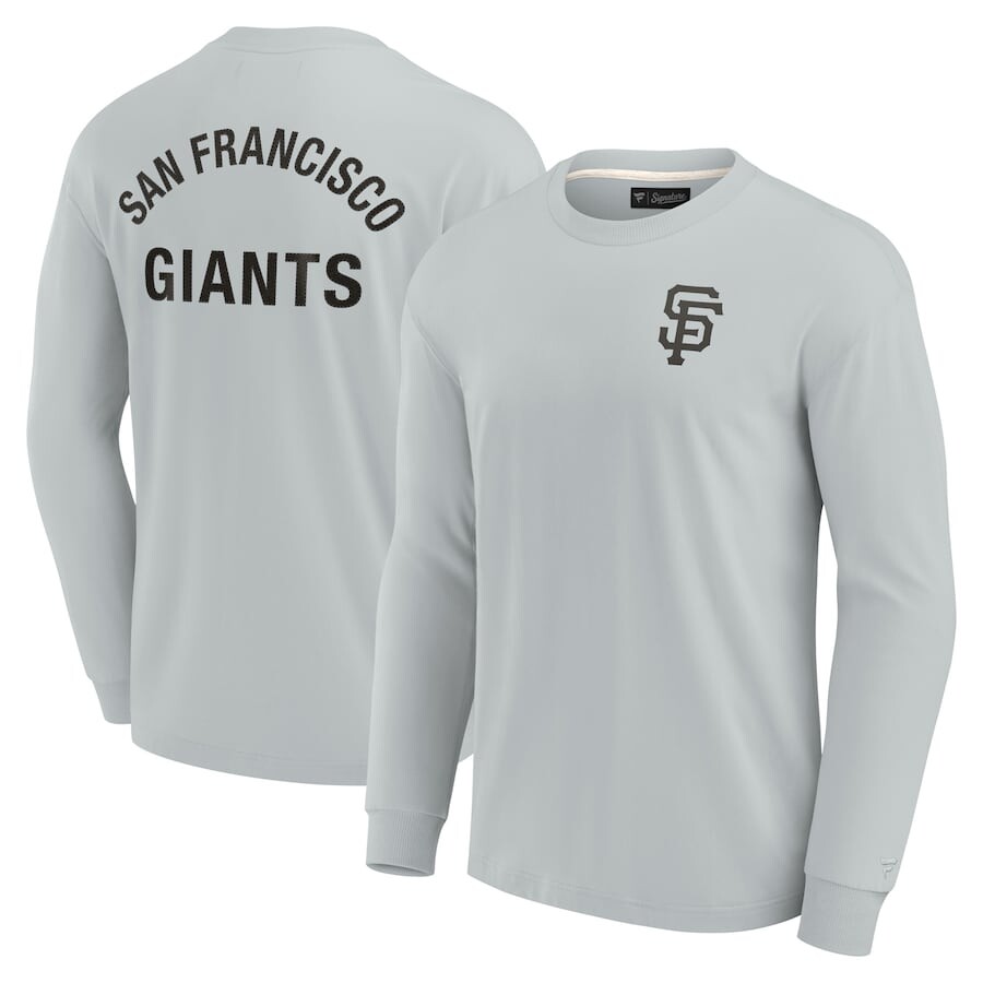 

Футболка с длинным рукавом Fanatics Signature San Francisco Giants, серый