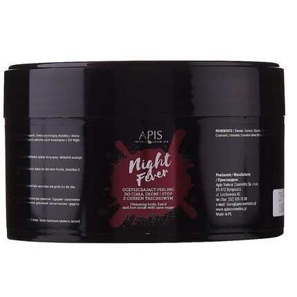 

Скраб для рук и ног Night Fever очищающий с тростниковым сахаром 250г, Apis
