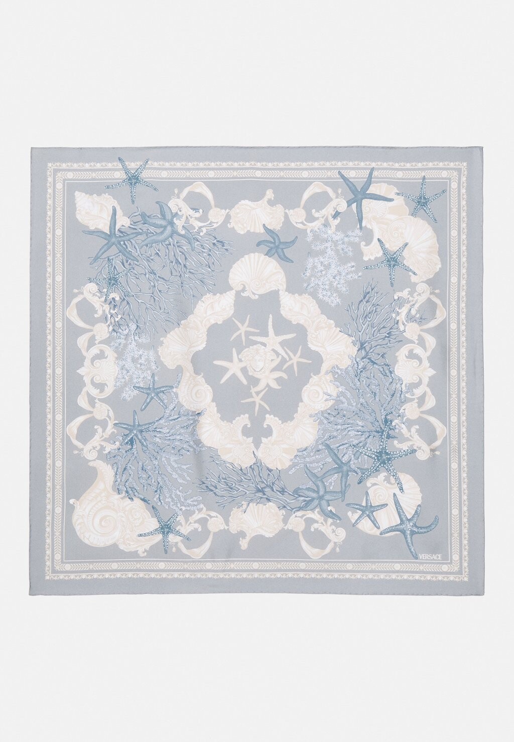 Шарф FOULARD Versace, бежевый