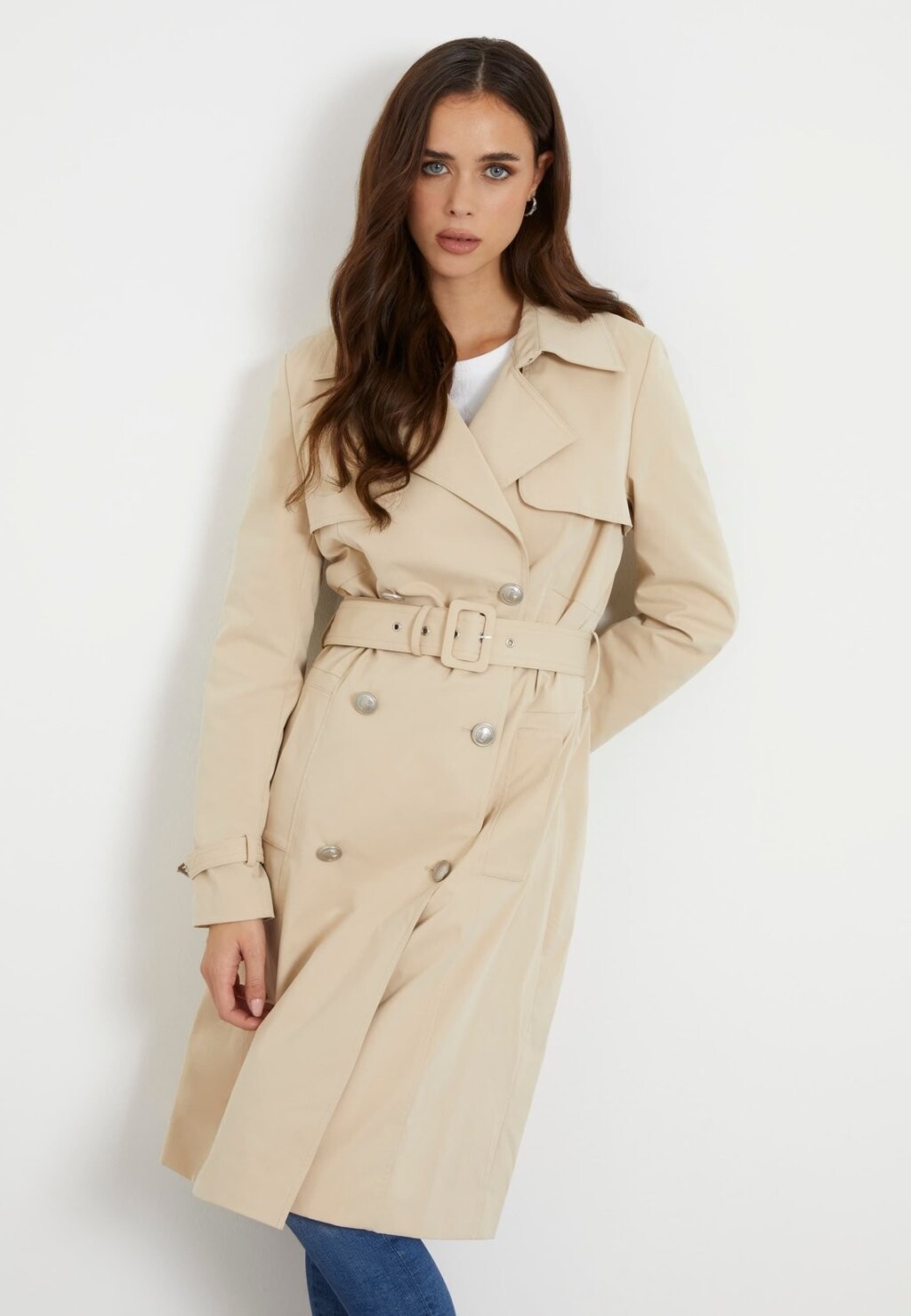 

Тренч ASIA Guess, цвет beige