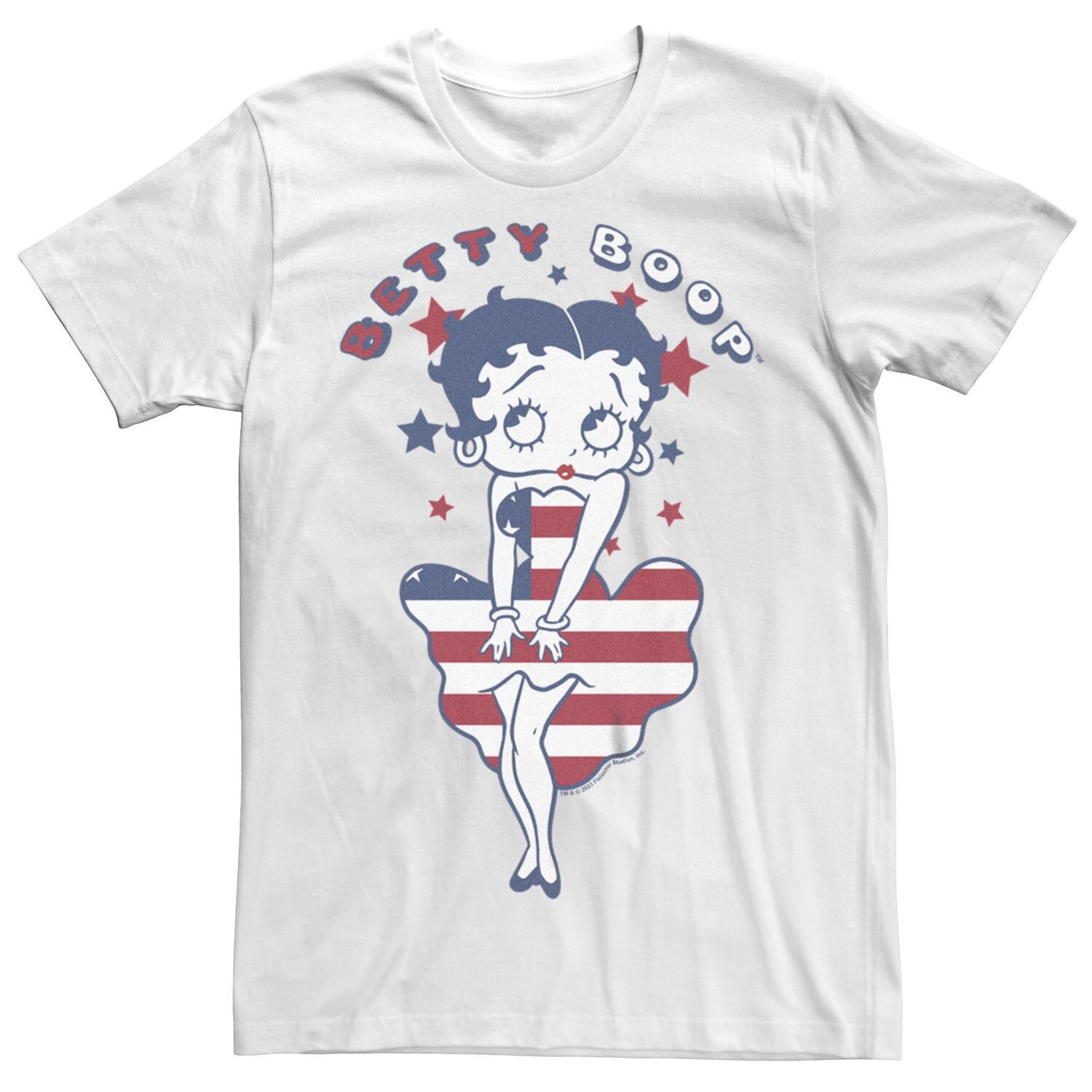 

Детская футболка Betty Boop All American Dress с рисунком бойфренда Licensed Character
