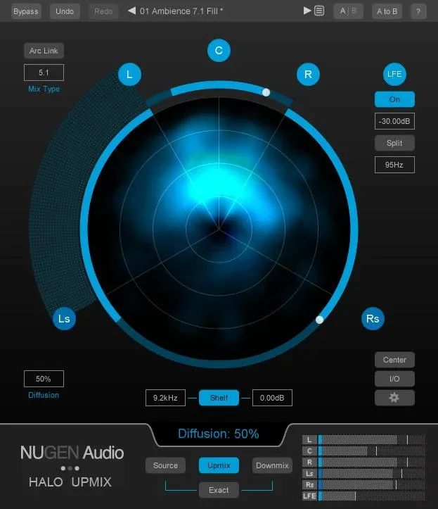 

Программное обеспечение NUGEN Audio Halo Upmix