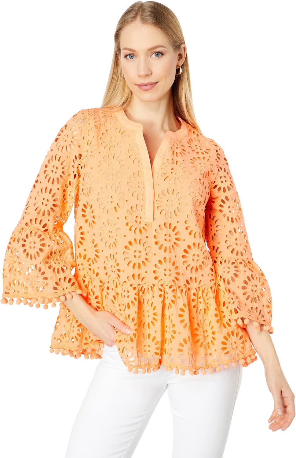 

Бека Топ Lilly Pulitzer, цвет Cantaloupe Oversized Pinwheel Eyelet