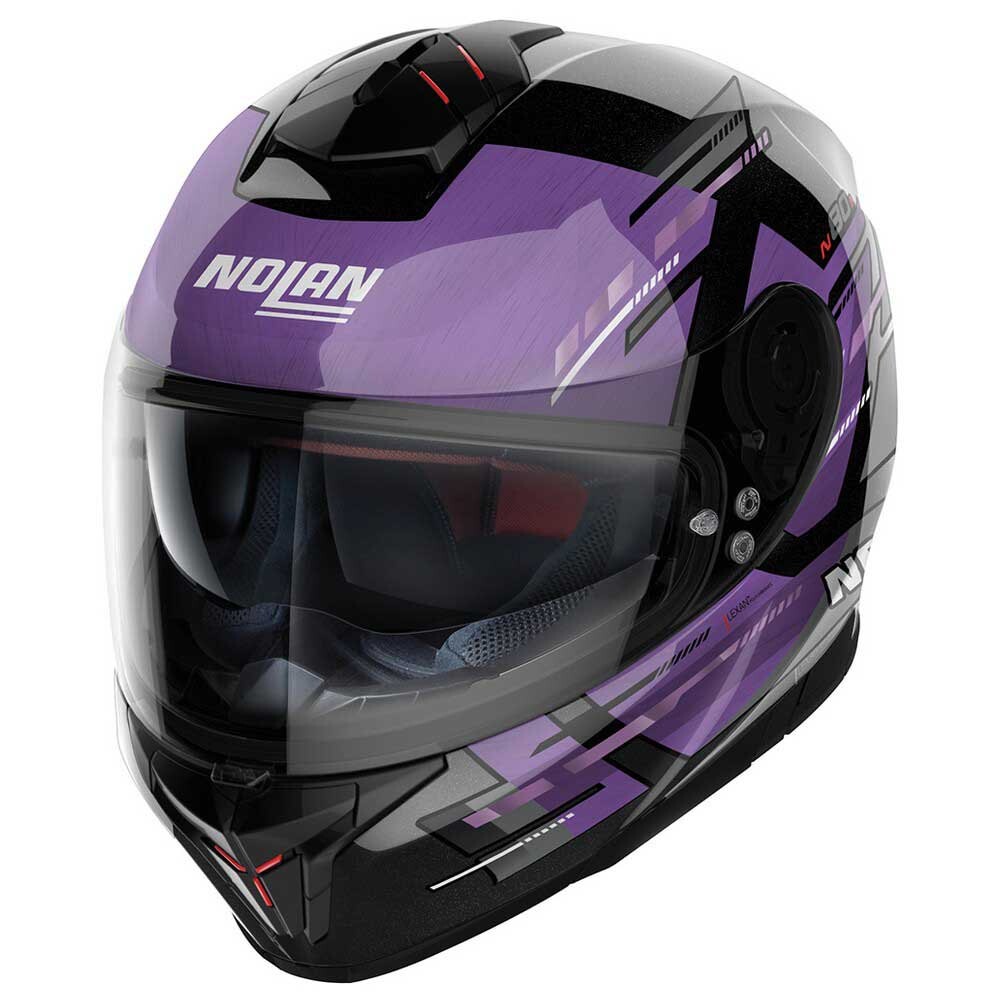 

Шлем полнолицевой Nolan N80-8 Meteor, фиолетовый