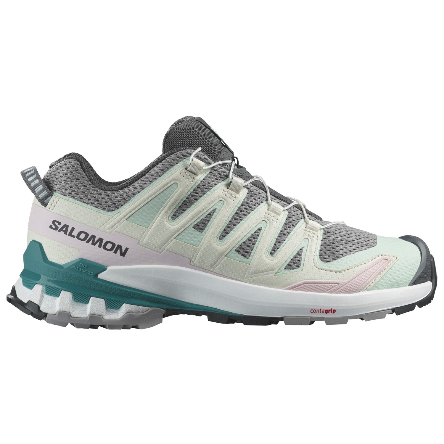 Мультиспортивная обувь Salomon Women's XA Pro 3D V9, цвет Gull/White/Bleached Aqua