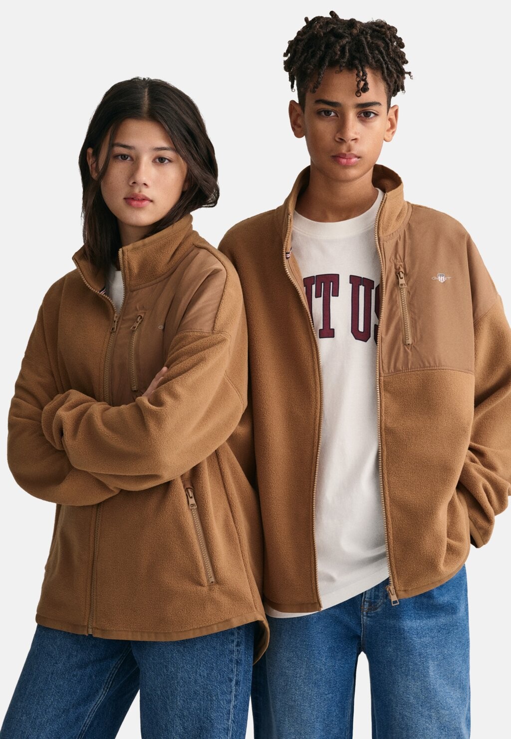 

Флисовая куртка Shield GANT, цвет cocoa brown