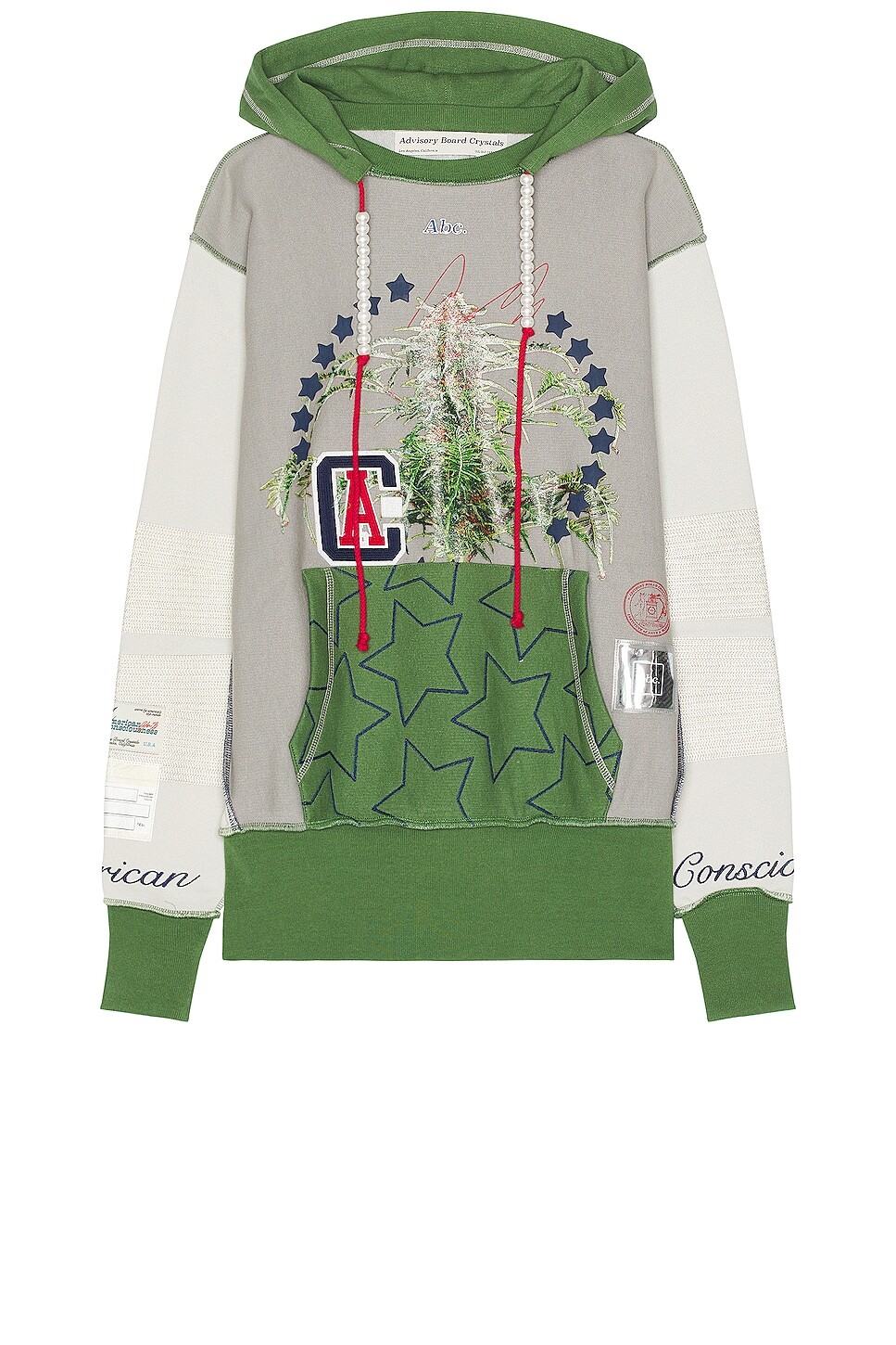 

Толстовка Advisory Board Crystals American Consciousness, цвет Heather Grey