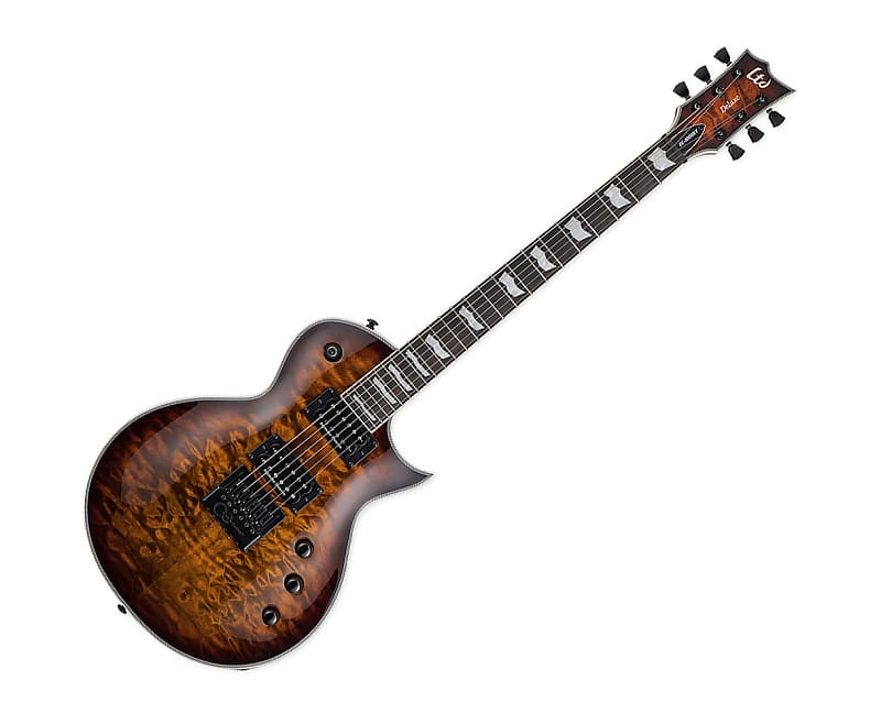 Электрогитара ESP LTD EC-1000 Evertune Electric Guitar - Dark Brown Sunburst электрогитара esp ltd ec 1000 evertune transparent black gloss finish