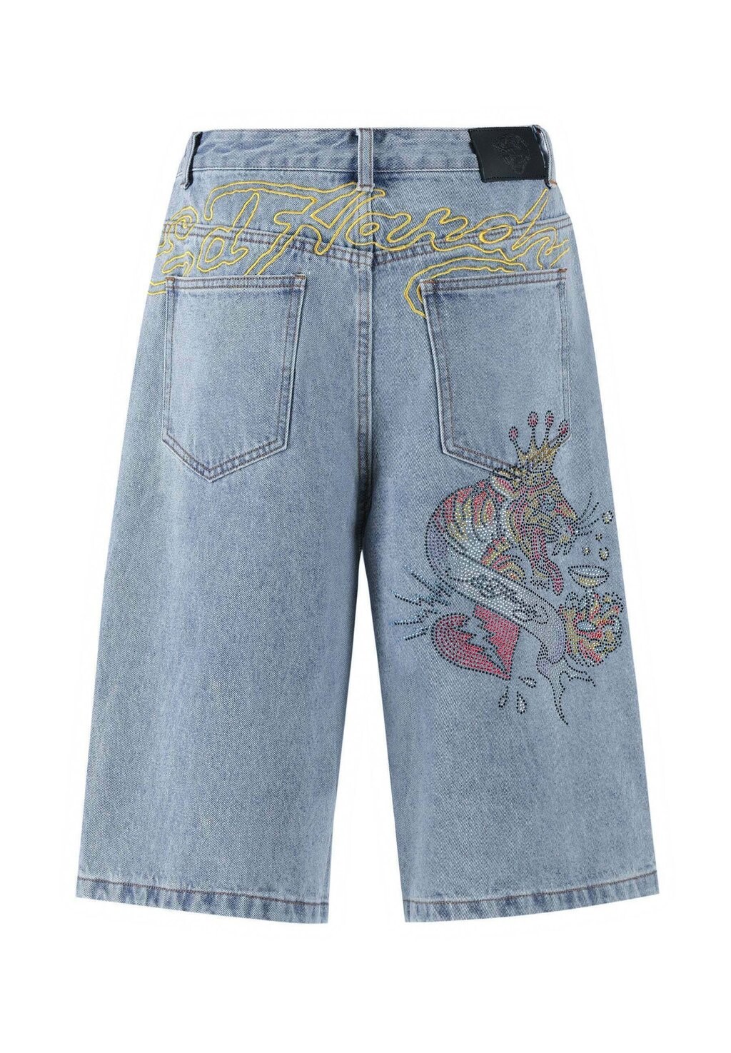 

Джинсовые шорты TIGER KING DIAMANTE Ed Hardy, цвет Bleach