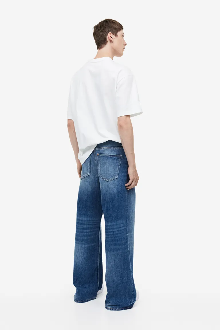 

Свободные джинсы bootcut H&M, синий