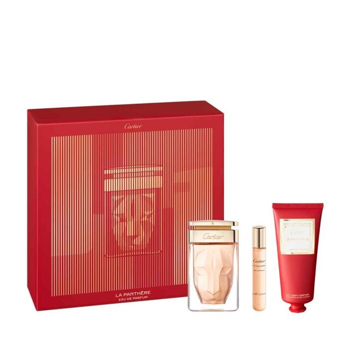 

Женская туалетная вода La Panthère Eau de Parfum Estuche de regalo Cartier, EDP 75 ml + Body Lotion 100 ml + Mini