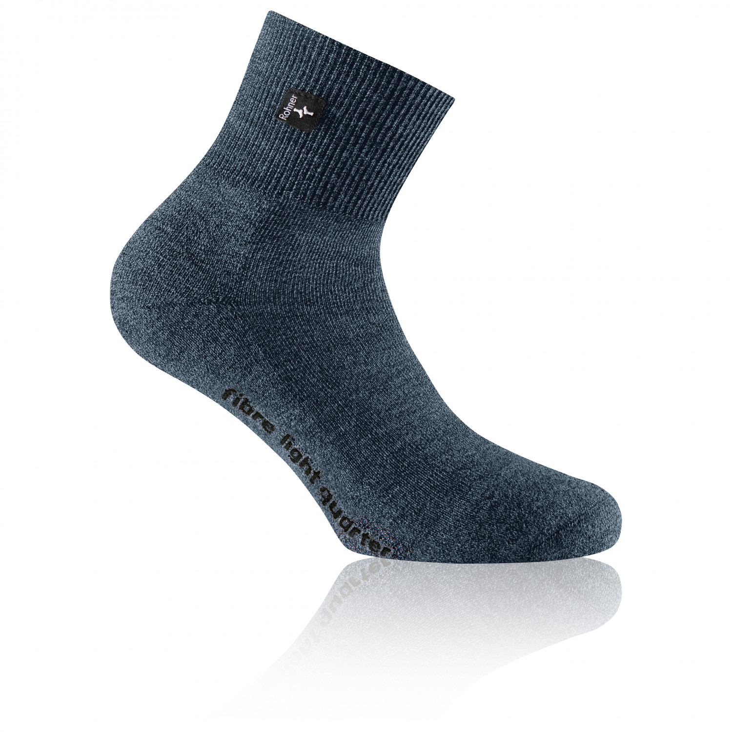 носки для бега rohner r ultra light quarter цвет marengo Многофункциональные носки Rohner Fibre Light Quarter, цвет Blue Denim