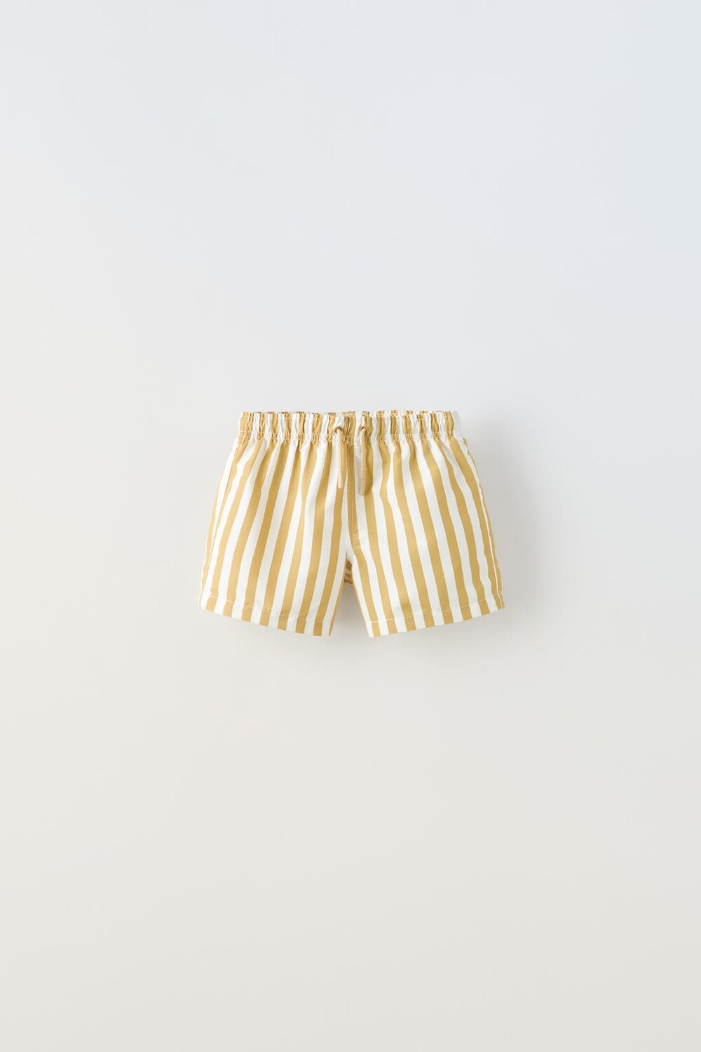 

Шорты для плавания с широкими полосами ZARA, горчица
