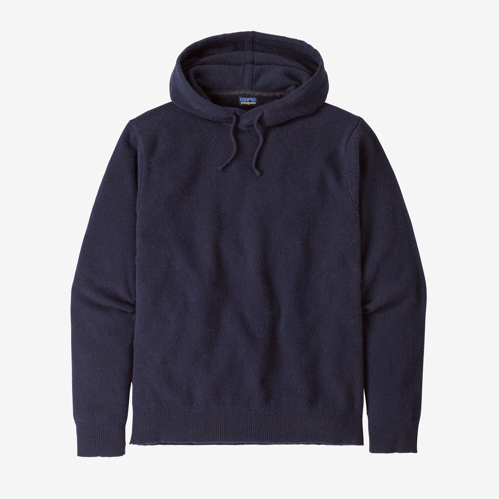 цена Мужской пуловер с капюшоном из переработанного кашемира Patagonia, темно-синий