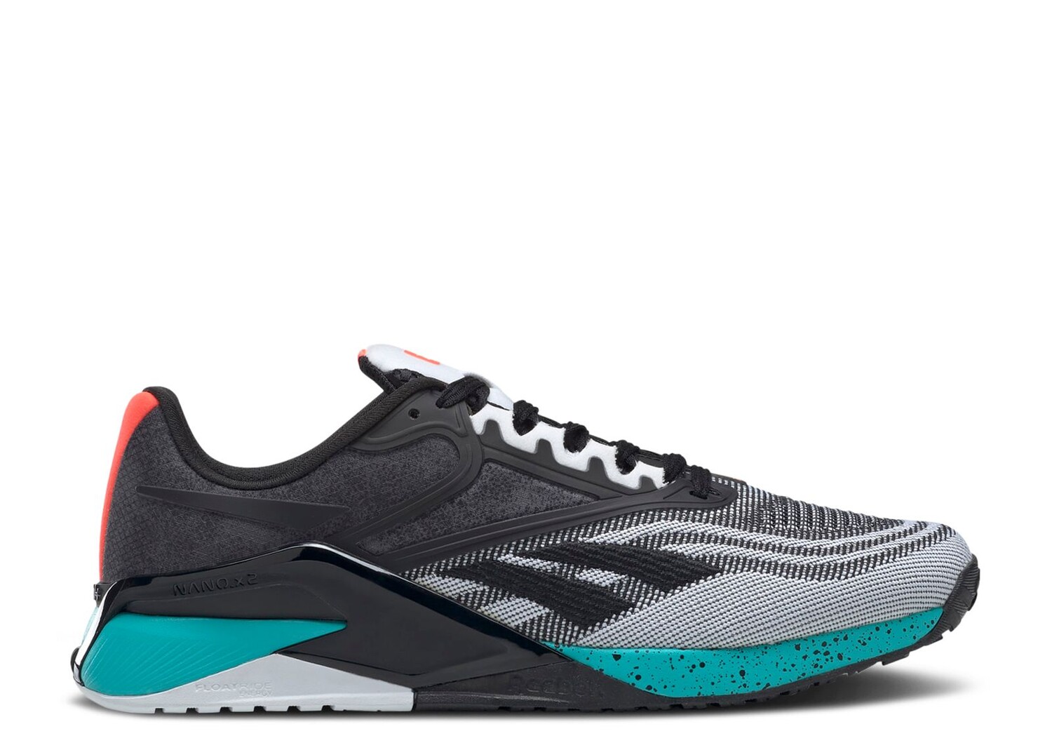 

Кроссовки Reebok Nano X2 'Black Pure Grey', черный