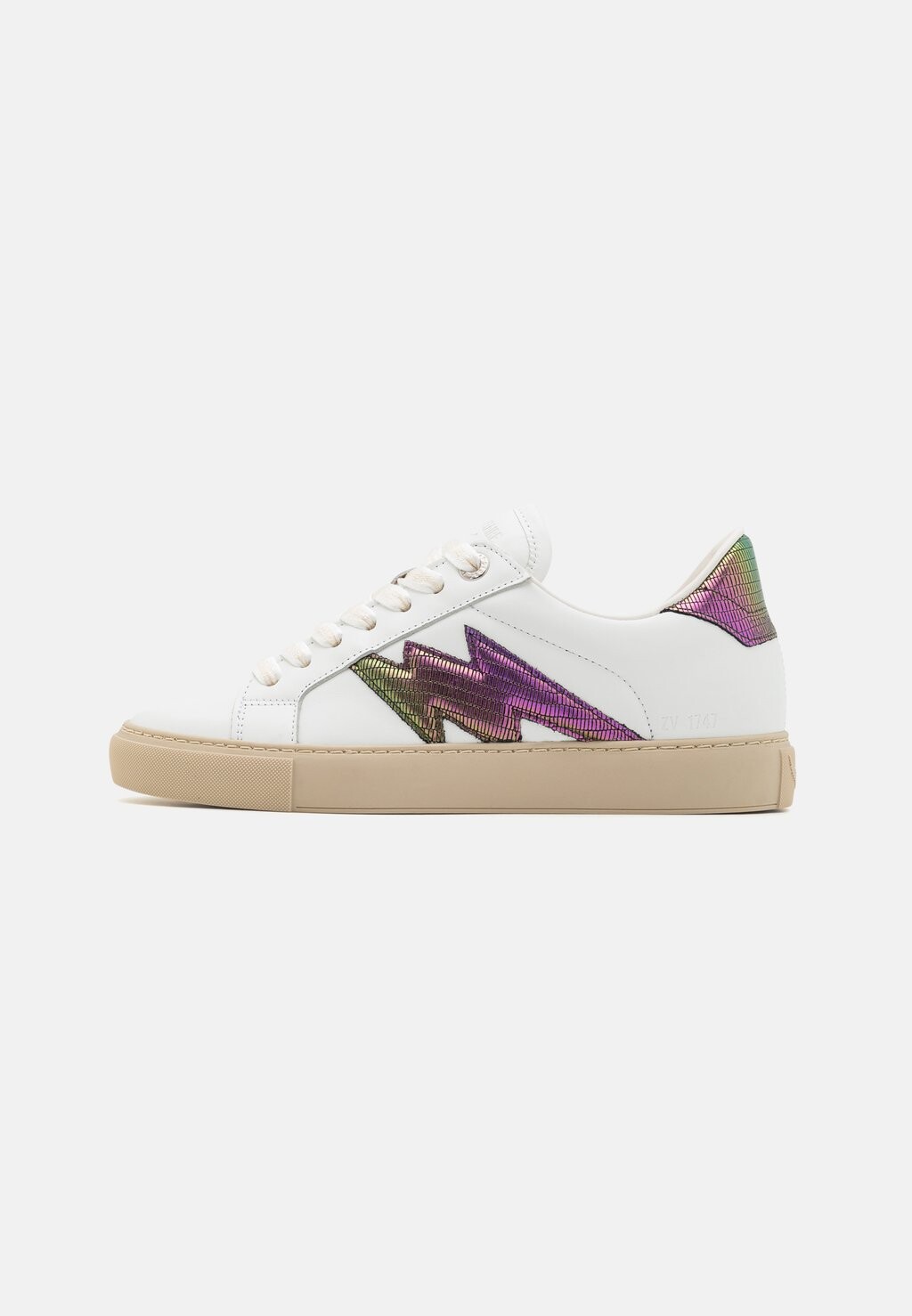 

Низкие кроссовки La Flash Metal Embossed Iguana Zadig & Voltaire, цвет rainbow
