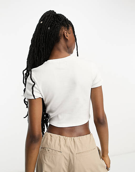 

Белая футболка с короткими рукавами Guess Originals, Белый