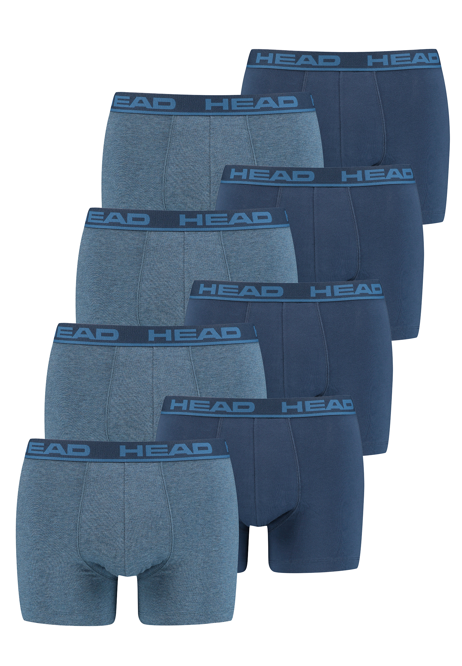 Боксеры HEAD Boxershorts Head Basic Boxer 8P, цвет 003 - Blue Heaven