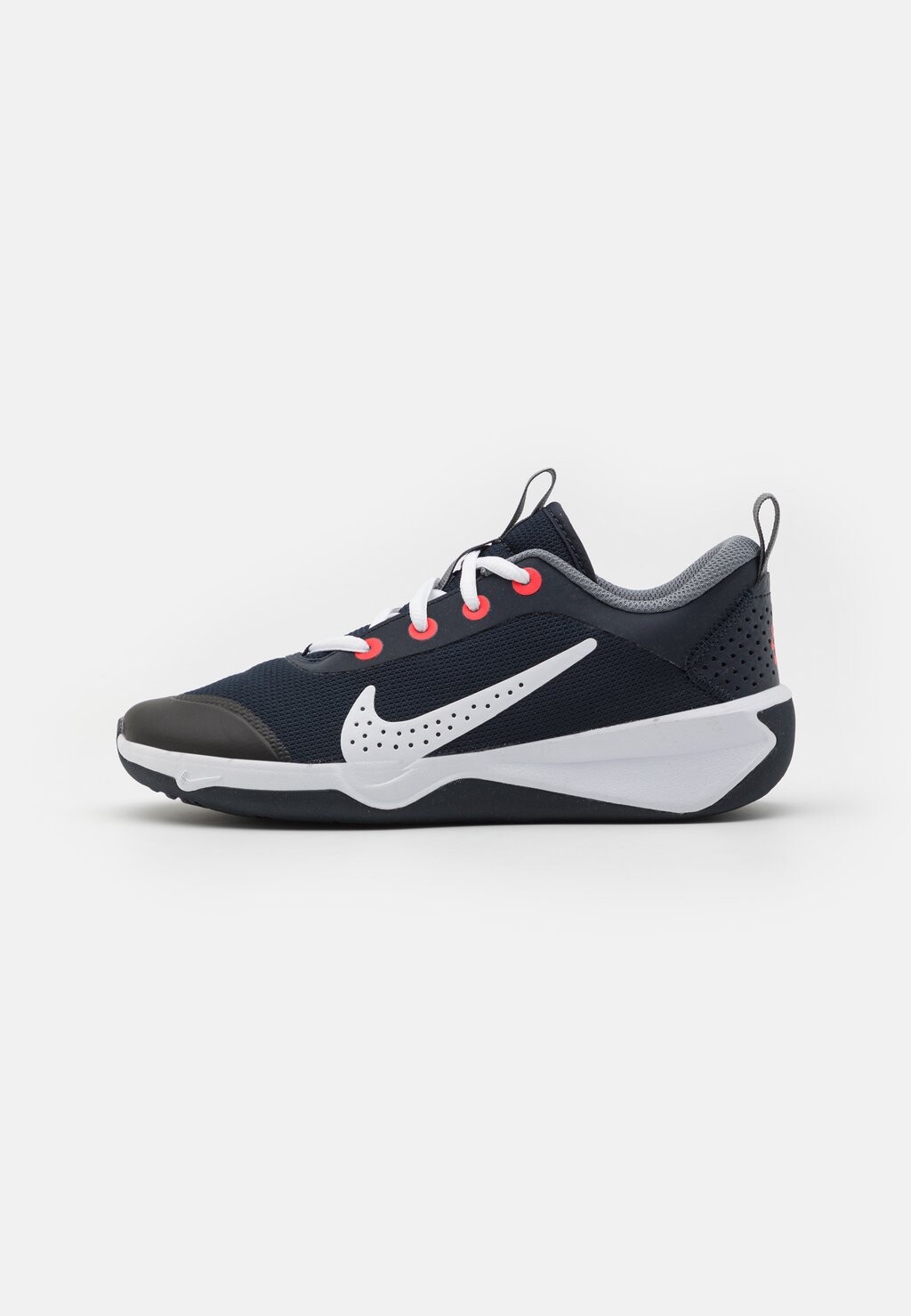 

Нейтральные кроссовки Omni Multi-Court Unisex Nike, цвет dark obsidian/white/smoke grey/bright crimson
