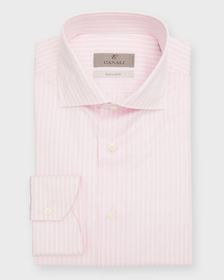 

Мужская классическая рубашка в полоску Impeccabile Canali