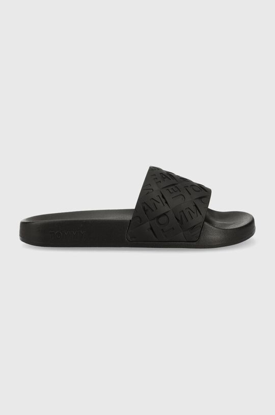 

Тапочки-шлепанцы TJW WOVEN POOL SLIDE Tommy Jeans, черный