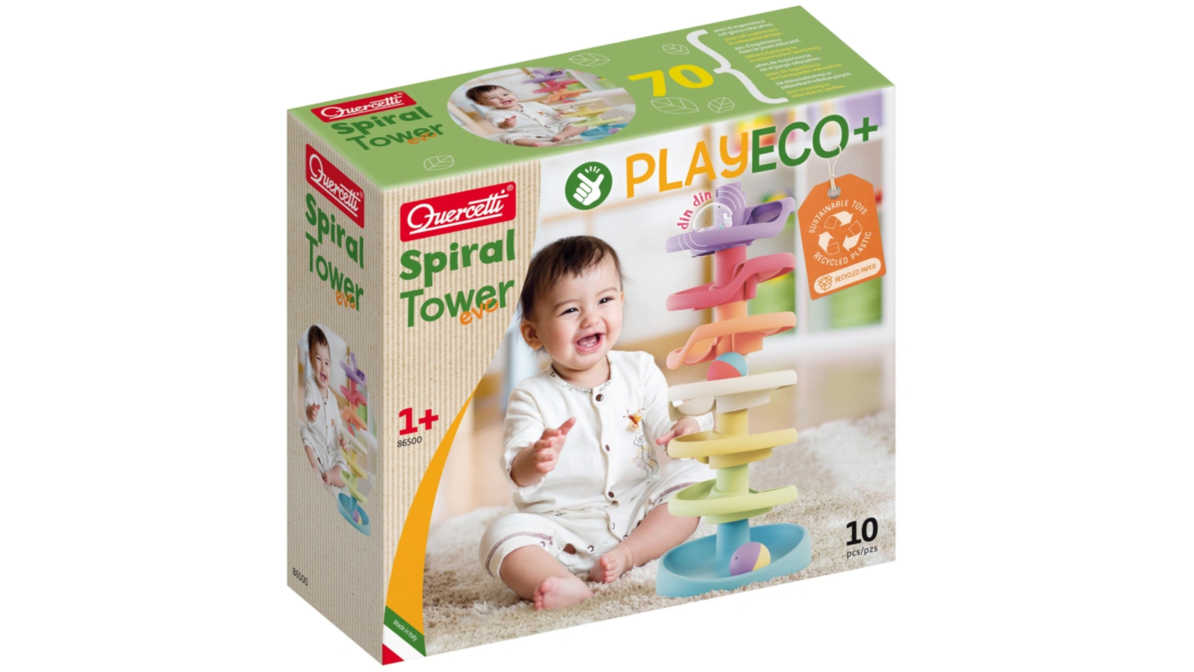 

Quercetti PlayEco+ Spiral Tower Evo
