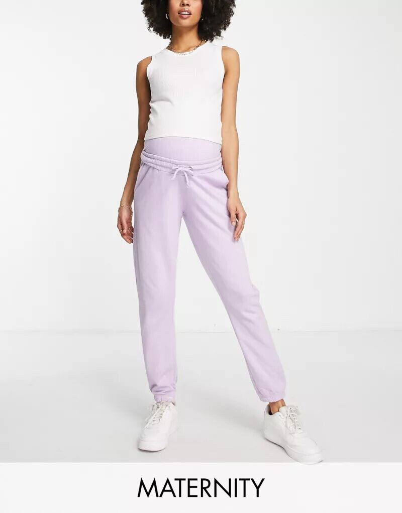 

Сиреневые джоггеры 90-х годов Missguided, Серый
