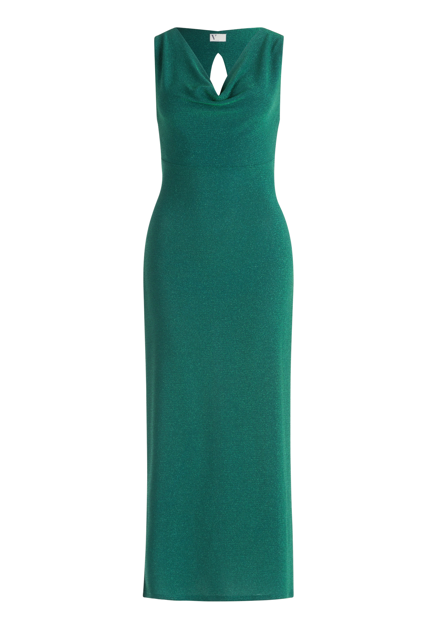 Платье Vera Mont Bodycon mit Lurexfaden, цвет Dark Green/Green