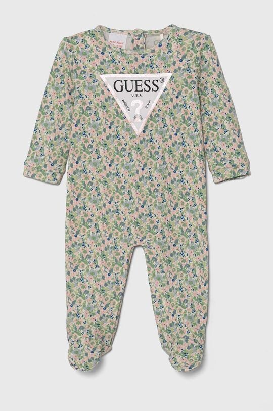 

Хлопковые детские комбинезоны Guess, зеленый
