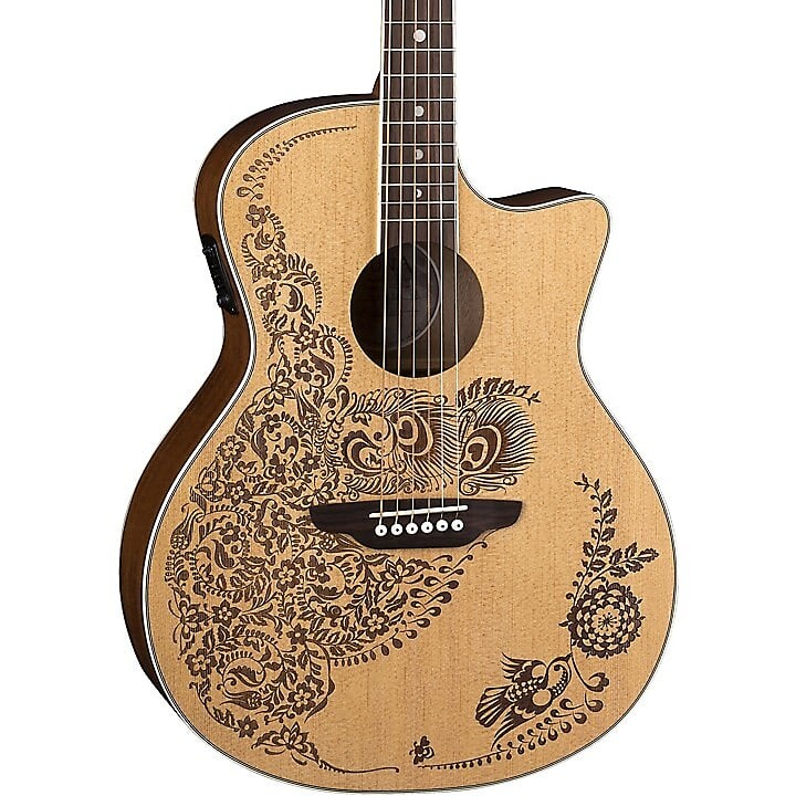 

Акустическая гитара Luna Henna Oasis Select Spruce Acoustic-Electric Guitar Natural