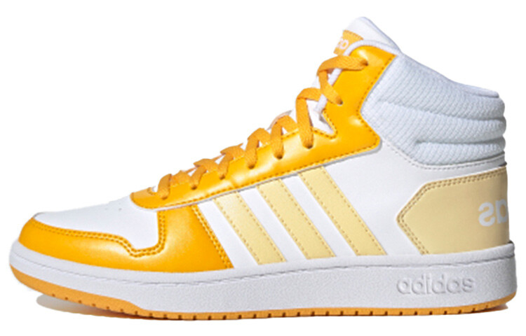 

Adidas Neo Hoops 2.0 Mid WMNS Белый/Желтый