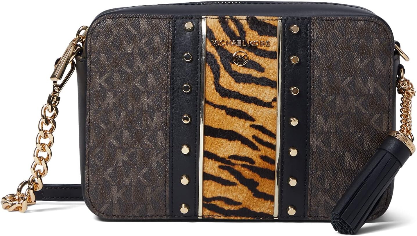 

Сумка Michael Kors Jet Set Charm Medium Camera Bag, цвет Brown Multi