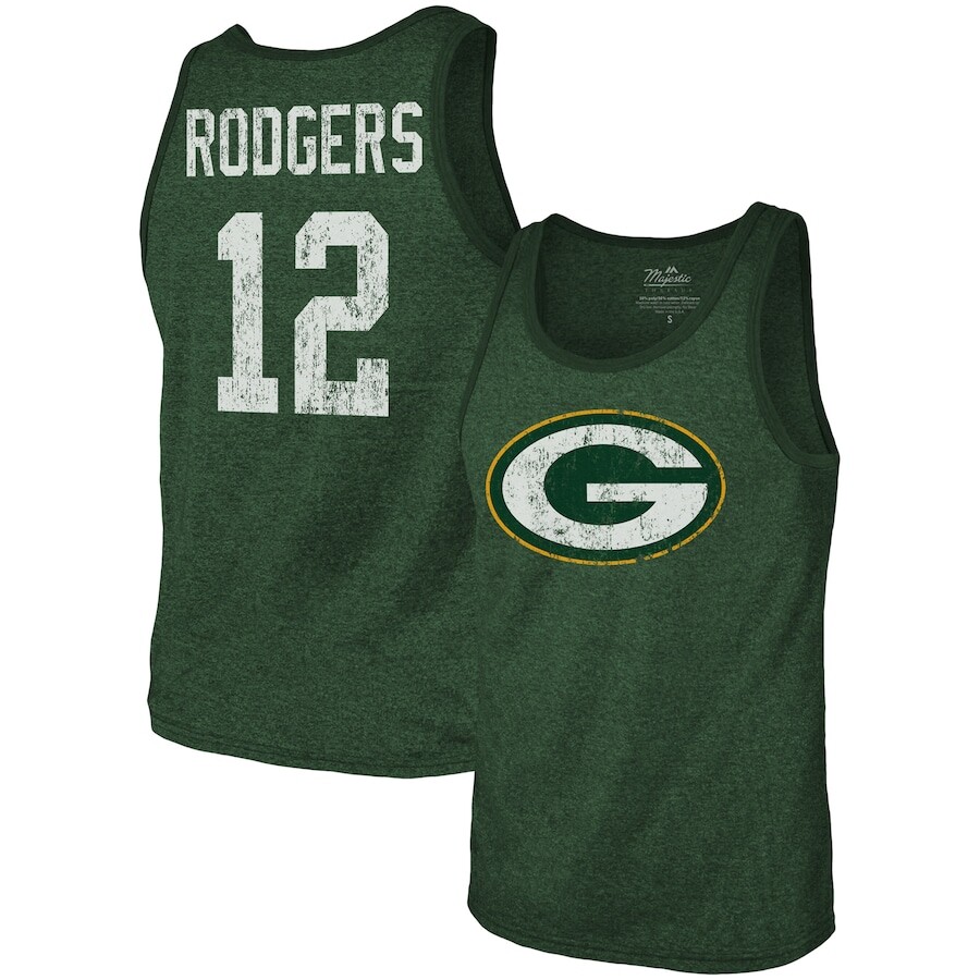 

Майка Majestic Threads Green Bay Packers, зеленый