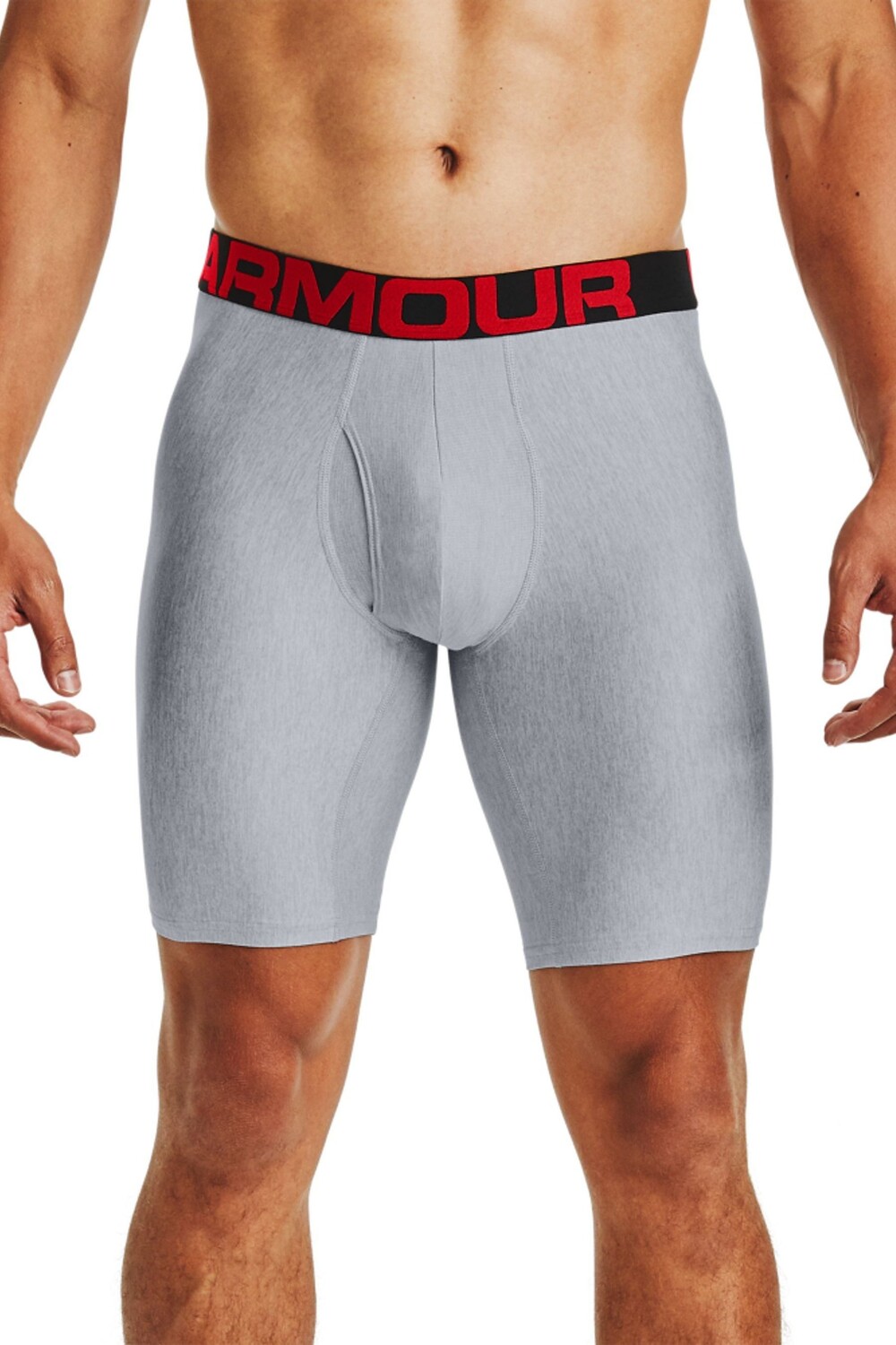 

2 пары черных 9-дюймовых боксеров Tech Under Armour, серый