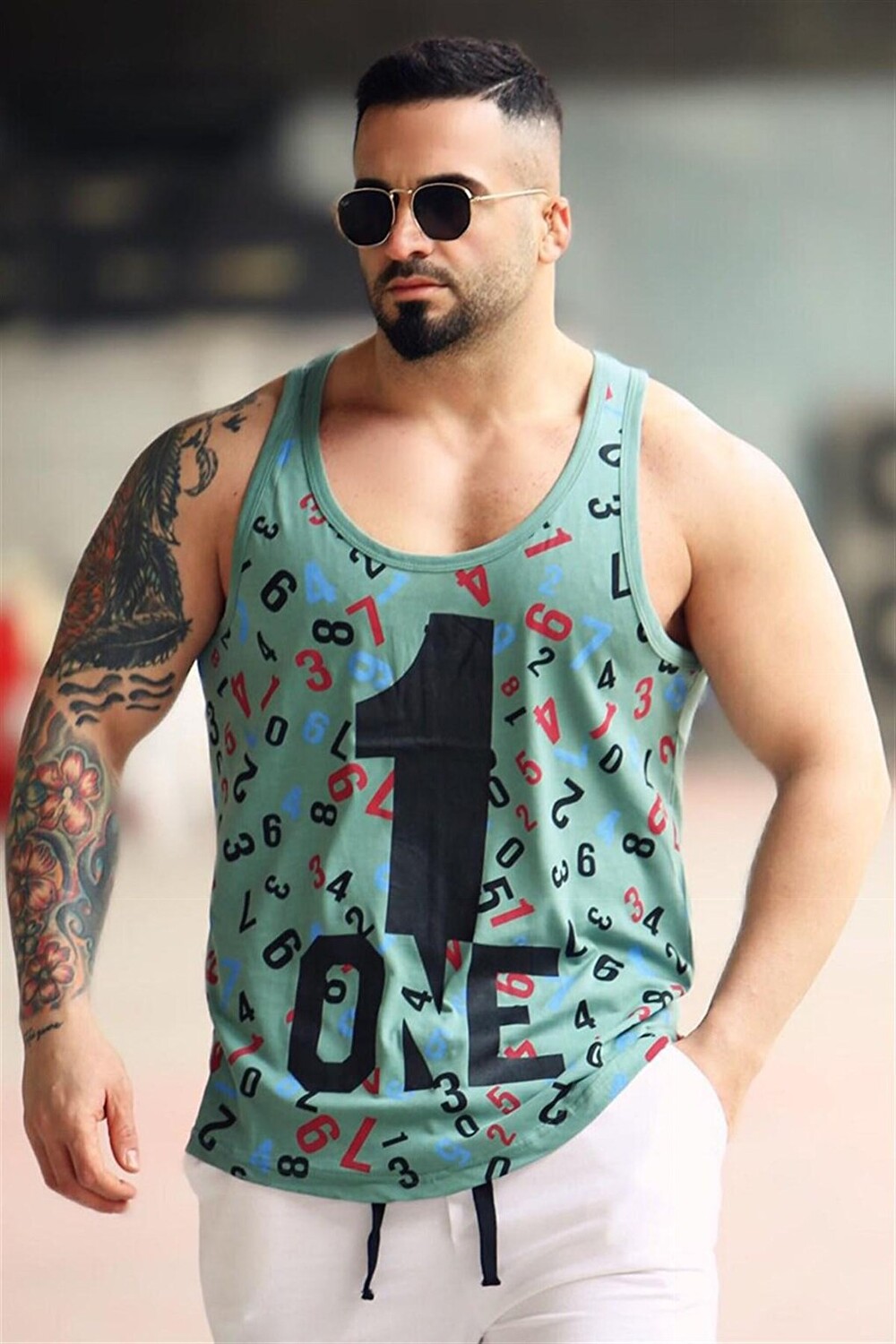 

Майка Printed Mint Green 2626 MADMEXT