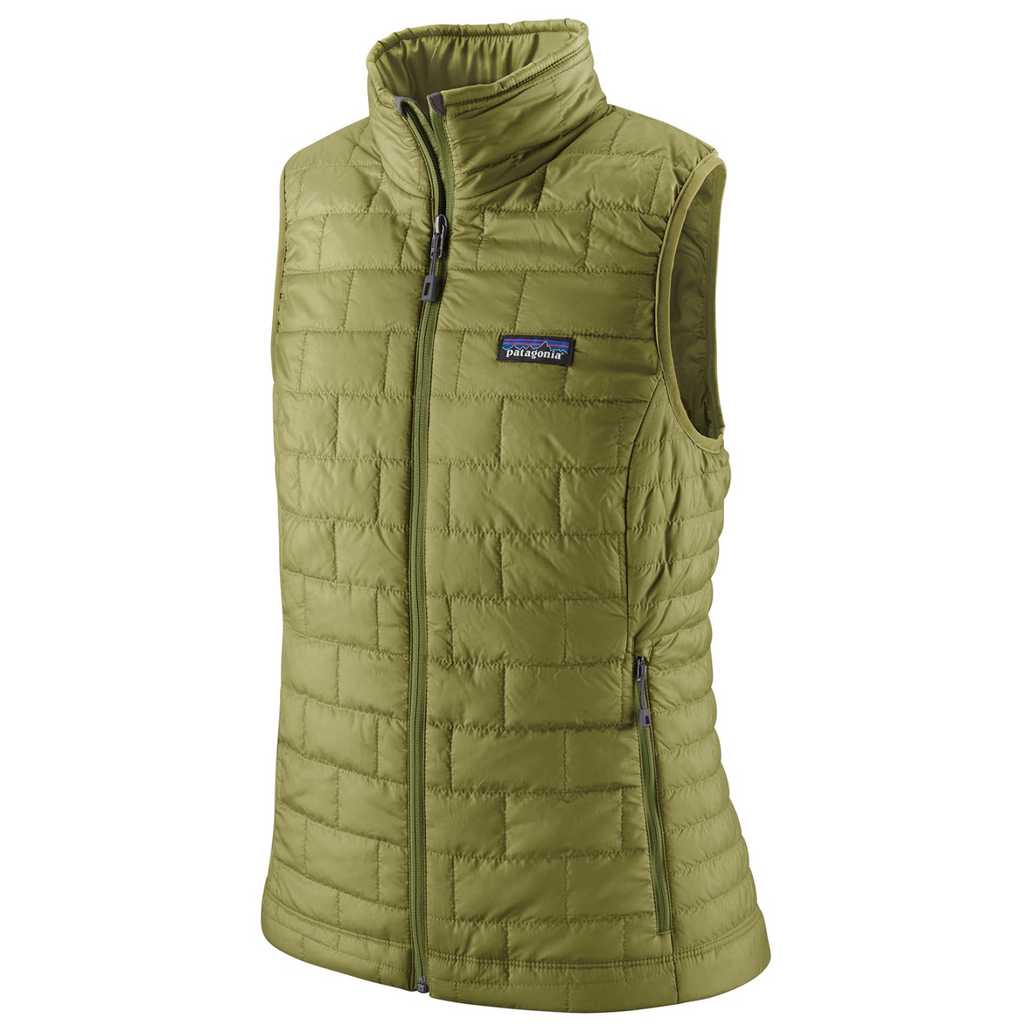 Жилет из синтетического волокна Patagonia Women's Nano Puff Vest, цвет Buckhorn Green puff