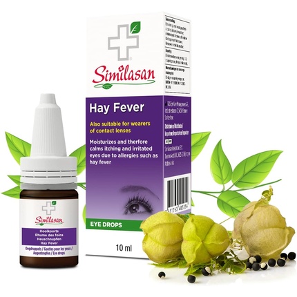 Глазные капли Similasan Hayfever 10 мл от аллергии при раздраженных, зудящих и аллергических глазах ‎Similasan