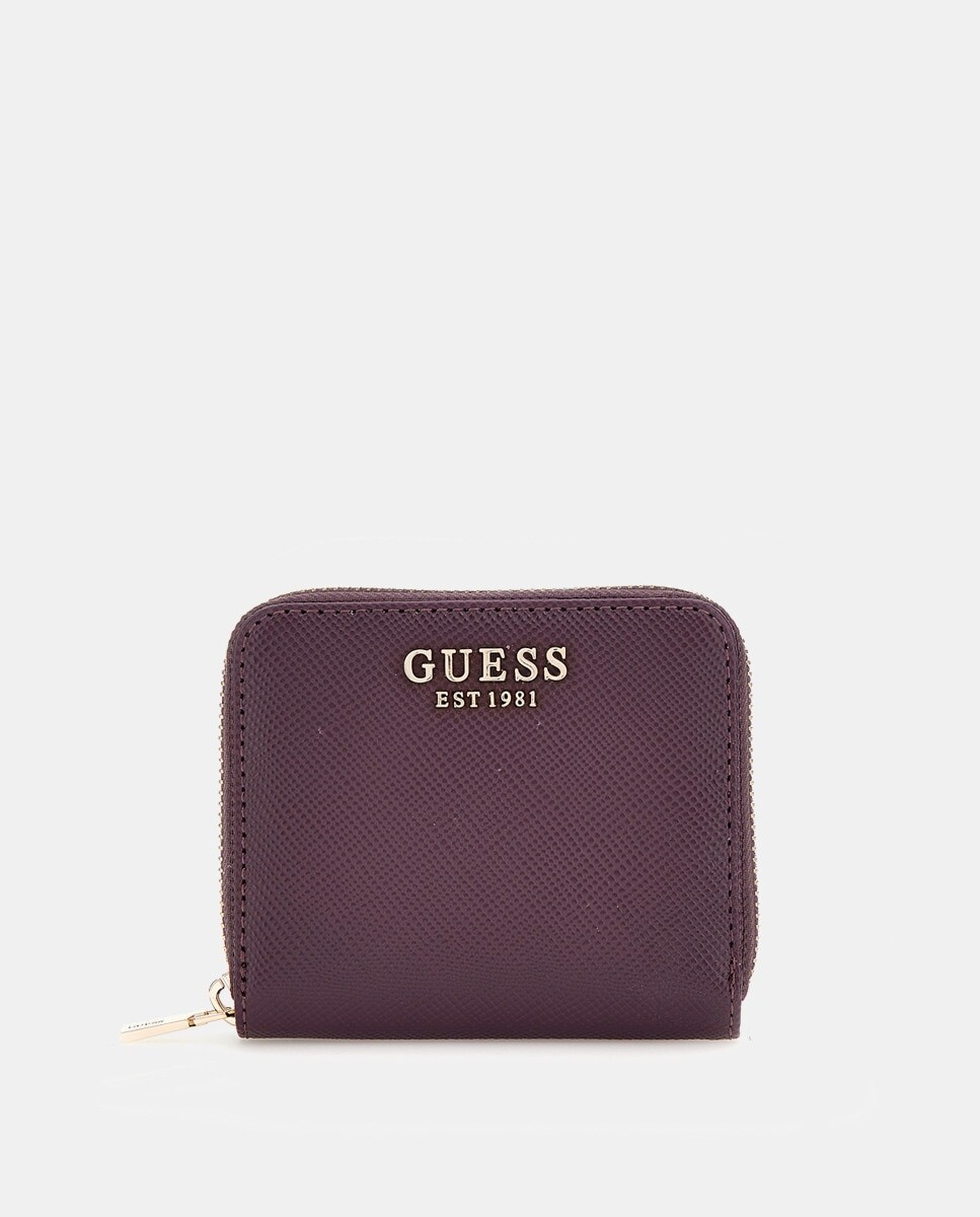 

Маленький кошелек фиолетового цвета на молнии Guess, фиолетовый