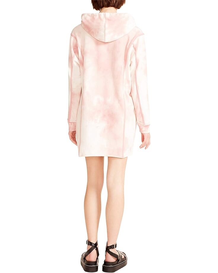 

Платье Madden Girl Hoodie Dress w/ Twill Trim High-Low Hem, цвет Pale Blush