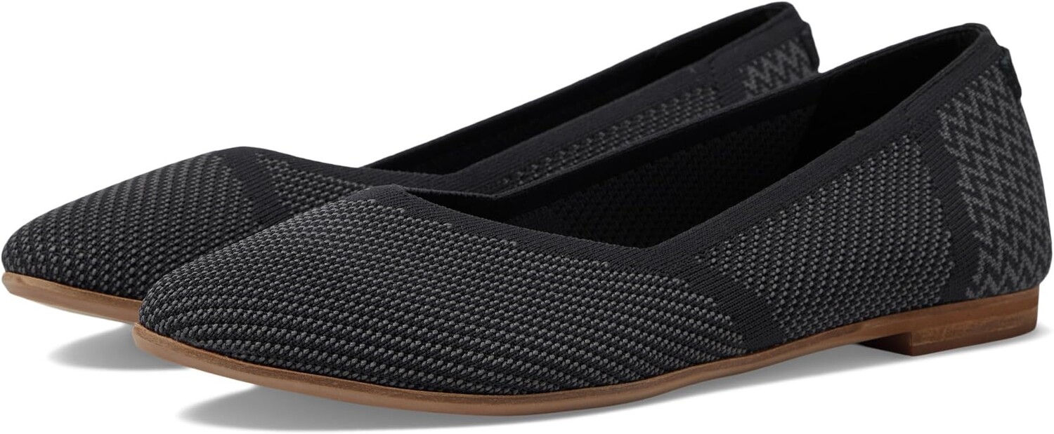 

Туфли на плоской подошве TOMS Jutti Neat, цвет Black REPREVE Engineered Knit