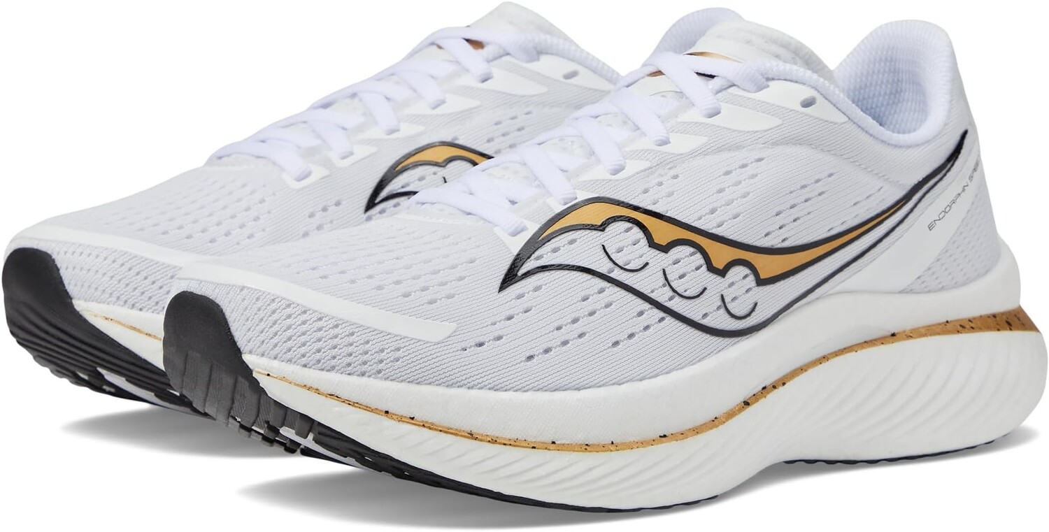 

Кроссовки Endorphin Speed 3 Saucony, цвет White/Gold