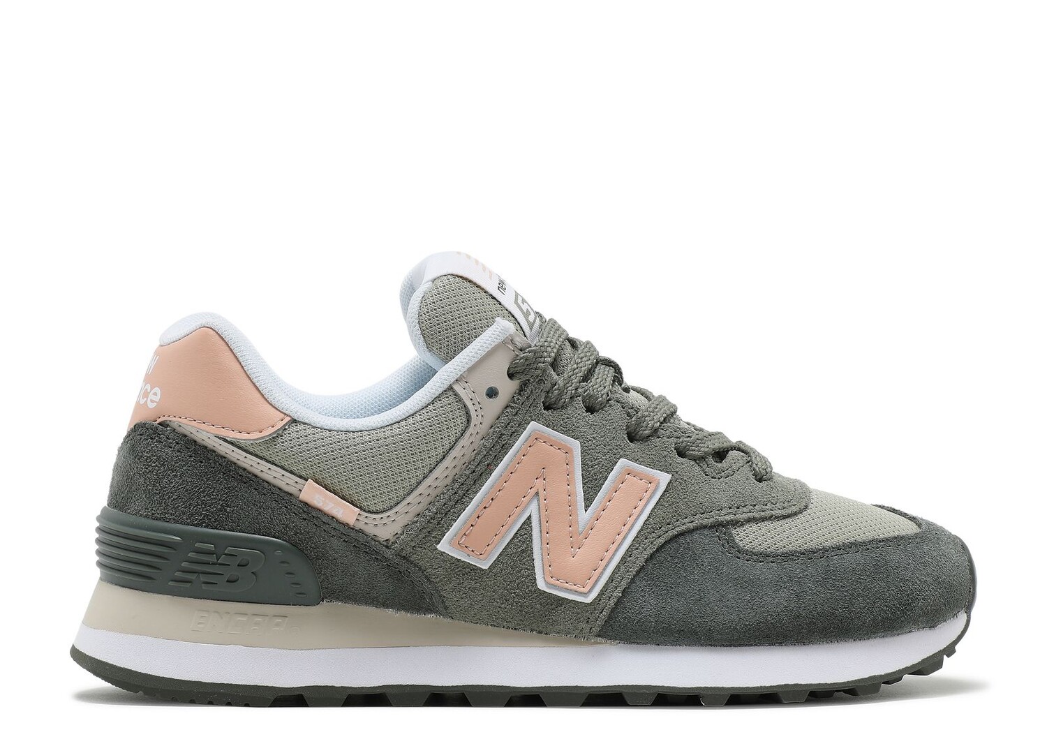 

Кроссовки New Balance Wmns 574 'Black Spruce Silver Pine', зеленый