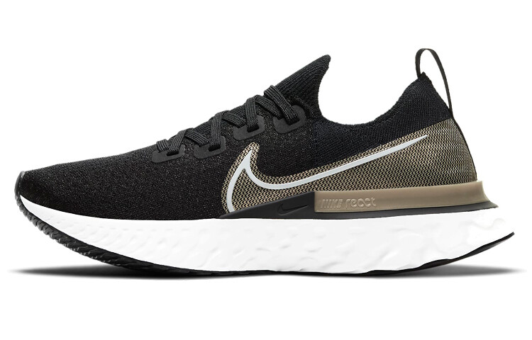 

Nike Wmns React Infinity Run Flyknit Premium Черный/Золотой